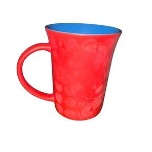 Disneyland Resort Red & Blue Ceramic Mug With Mickey Mouse Design